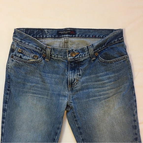 Y2K American Eagle Outfitters Low Rise Flare Jeans, 4 - Picture 3 of 9